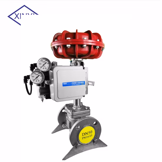 Xysp20 Pneumatic Film Valve Steam Temperature Proportional Control Valve with SMC Positioner Product