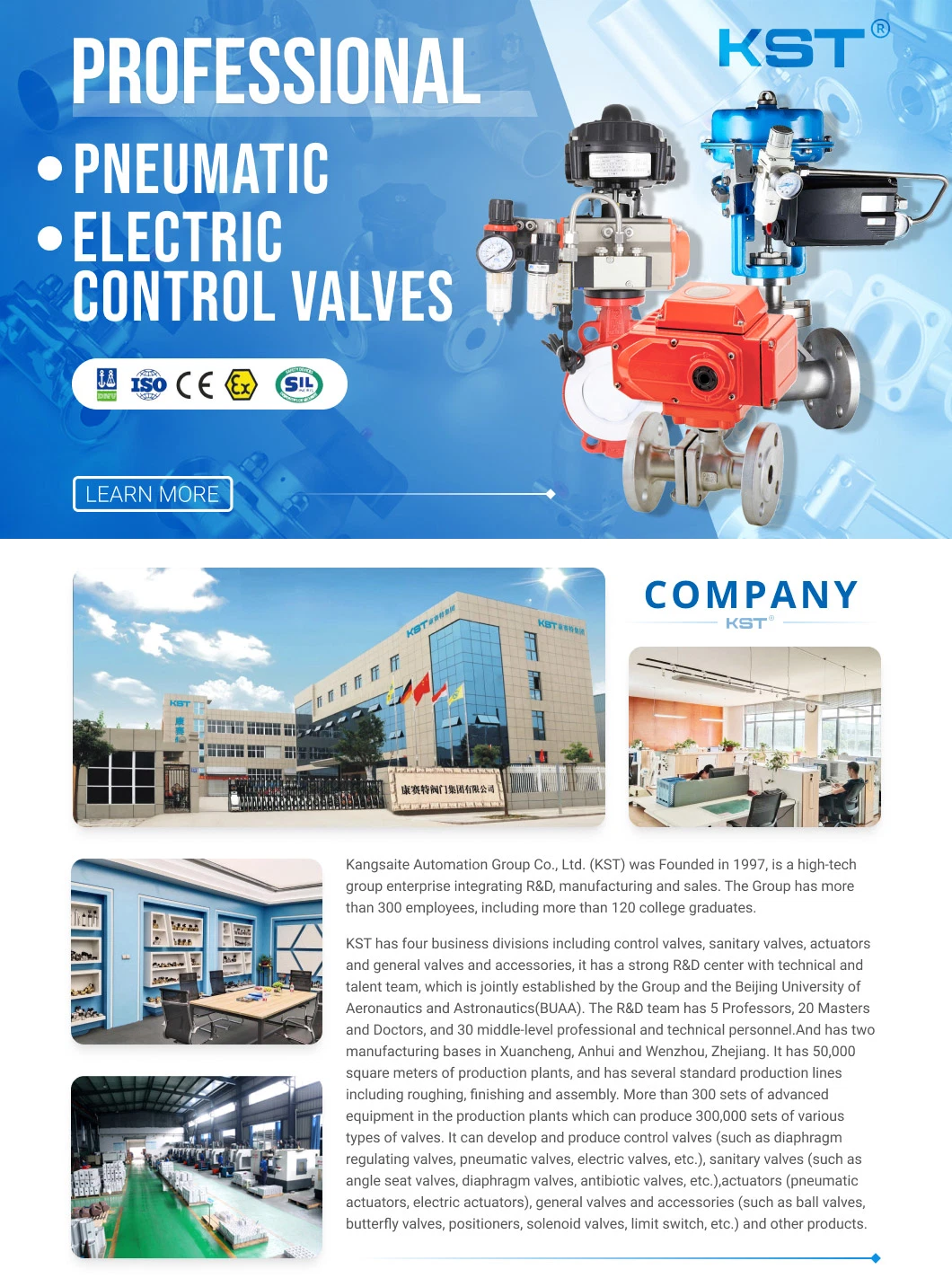 on-off Kst / Kt Dekon Wenzhou, China Electric Ball Valve